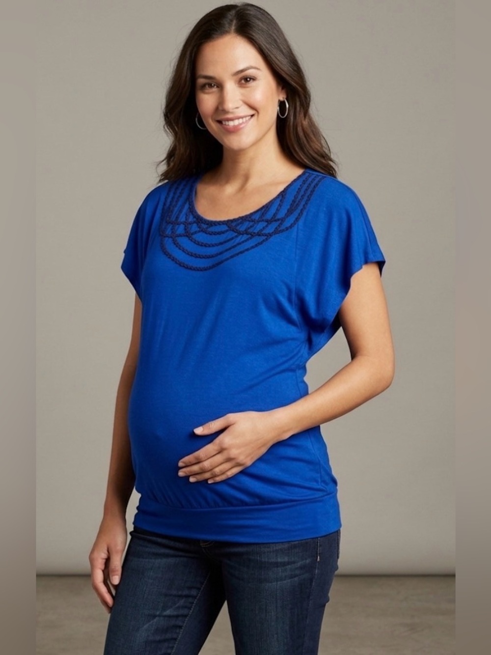 Liz Lange Maternity | blue top | XS